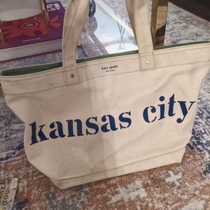 Rare Kate Spade Canvas Tote